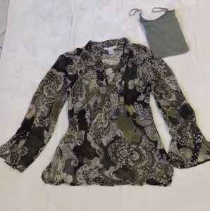 Sheer Sparkle Top